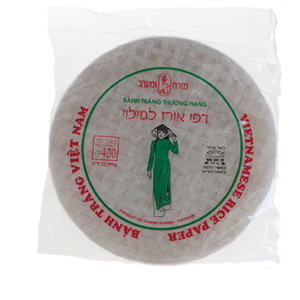 דפי אורז 22 ס"מ 400 גרם