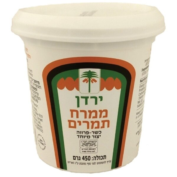 ממרח תמרים גביע 450 גרם תמר כנרת